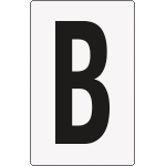 8662BN - Cartello lettera B per contrassegnare