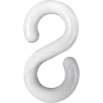 AGK303S - Conf.25 ganci S per catene plastica