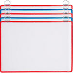 SMCA451 - confezione 5 cartelline formato A4 orizzontale c/gancio COL.ASSORTITI