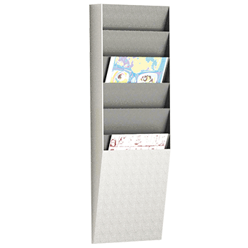 SMCA504 - Wall organizer  6 scomparti A4 verticale