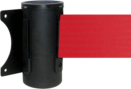 TST300R - testina a muro SAFE IN nera nastro 3 mt ROSSO