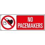 [EYE182801K] EYE182801K - sign prohibition NO PACEMAKERS EN ISO 7010 P007
