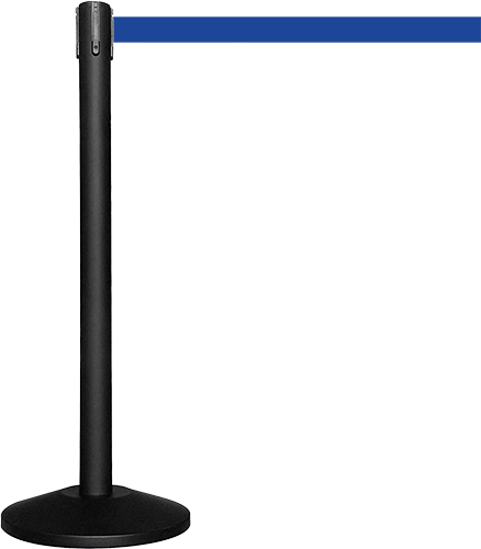 [TSB512B] TSB512B - colonnina SAFE IN modello BASIC nera opaca con nastro BLU