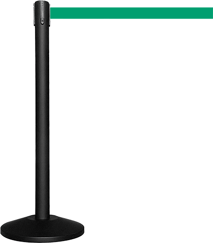 [TSB512G] TSB512G - colonnina SAFE IN modello BASIC nera opaca con nastro VERDE