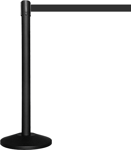 [TSB512N] TSB512N - colonnina SAFE IN modello BASIC nera opaca con nastro NERO