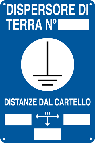 [7612] 7612 - Cartello DISPERSORE DI TERRA N.