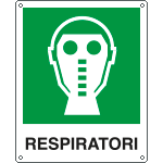 [20116W] 20116W - Cartello respiratori