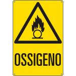 [E1797X] E1797X - Cartello pericolo ossigeno EN ISO 7010