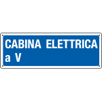 2308 - Cartello informazione Cabina elettrica a Volt
