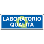 2364 - Cartello informazione Laboratorio qualita'