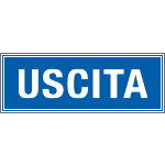 2522 - Cartello aziendale Uscita