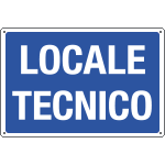 3135 - Cartello informazione LOCALE TECNICO