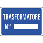 3149 - Cartello informazione TRASFORMATORE N.