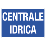 3166 - Cartello informazione CENTRALE IDRICA