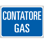 4834 - Cartello informazione CONTATORE GAS
