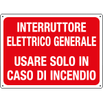 4839 - Cartello informazione INTERRUT.ELETTRIC.GENERALE..