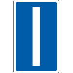 8919 - Cartello lettera I per contrassegnare