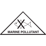 9472 - Etichetta adesiva marine pollutant nero