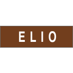 9741 - Etichetta adesiva fondo marrone ELIO