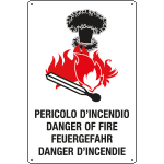 31205 - cartello "PERICOLO INCENDIO"
