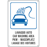 31210 - cartello "LAVAGGIO AUTO"