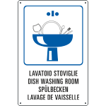 31213 - cartello "LAVAGGIO STOVIGLIE"