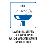31214 - cartello "LAVATOIO BIANCHERIA"