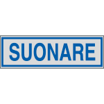 96660 - Etichette argento SUONARE