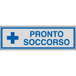 96664 - Etichette argento PRONTO SOCCORSO