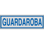 96667 - Etichette argento GUARDAROBA
