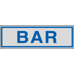 96669 - Etichette argento BAR