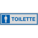 96784 - Etichette argento TOILETTE UOMO