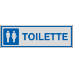 96786 - Etichette argento TOILETTE UOMO/DONNA