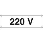 121701W - Cartello ausiliare 220 Volt