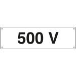 121703K - Cartello ausiliare 500 V