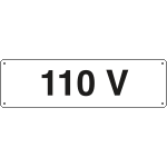 121711W - Cartello ausiliare 110 Volt