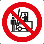 1327Y - Cartello divieto sostare sotto le forche