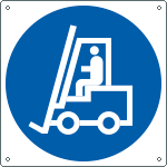 1384K - Cartello obbligo carrello