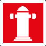 15129W - Cartello sicurezza idrante soprasuolo