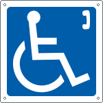 15203X - Cartello informazione telefono disabili