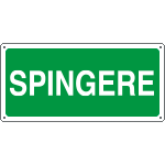 16127XS - Etichetta adesiva Spingere
