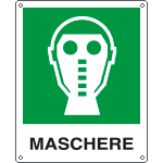 20115W - Cartello maschere