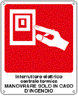 20149X - Cartello interruttore elettrico centrale termica