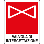 20155X - Cartello valvola intercettazione