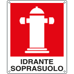 20170X - Cartello Idrante soprasuolo