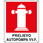 20182X - Cartello prelievo autopompa VVF