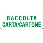 2141S - Etichetta adesiva raccolta carta cartone