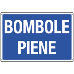3144S - Etichetta adesiva BOMBOLE PIENE