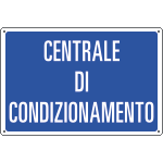 3176S - Etichetta adesivainf. CENTRALE DI CONDIZIONAMENTO