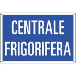 3177S - Etichetta adesiva CENTRALE FRIGORIFERA